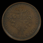 Canada, Dexter Chapin, 1 sou <br /> 1838