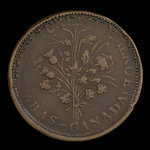 Canada, Dexter Chapin, 1 sou <br /> 1838