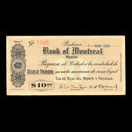 Mexique, Banque de Montréal, 10 pesos <br /> 1 mai 1915