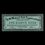 Canada, K.-W. Mutual Aid Association, 1/8 heure <br /> 1935