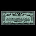 Canada, K.-W. Mutual Aid Association, 1/4 heure <br /> 1935