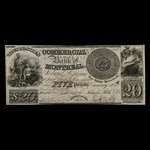 Canada, Commercial Bank of Montreal, 20 dollars <br /> 10 octobre 1835