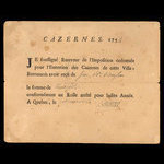 Canada, Administration coloniale française, 30 sols <br /> 1 mars 1754