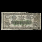 Canada, Bank of British North America, 10 dollars <br /> 1 août 1870