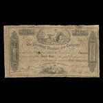 Canada, Charlotte County Bank, 5 shillings <br /> 12 septembre 1853