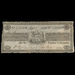 Canada, Bank of British North America, 1 dollar <br /> 1 septembre 1838