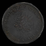 Canada, Société d'archéologie et de numismatique de Montréal, 1 sou <br /> 1865