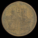 Canada, inconnu, 1/2 penny <br /> 1835