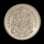 Canada, Élisabeth II, 50 cents <br /> 1970