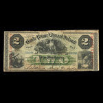 Canada, Bank of Prince Edward Island, 2 dollars <br /> 1 janvier 1877