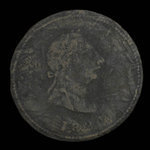 Canada, inconnu, 1/2 penny <br /> 1820
