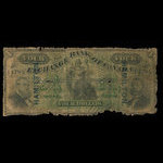 Canada, Exchange Bank of Canada, 4 dollars <br /> 1 octobre 1872