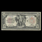 Canada, Canadian Bank of Commerce, 5 dollars <br /> 2 janvier 1917