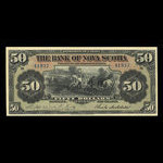 Canada, Banque Nouvelle-Écosse, 50 dollars <br /> 2 juillet 1920