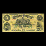Canada, Bank of Toronto (The), 5 dollars <br /> 1 février 1906