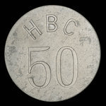 Canada, Compagnie de la Baie d'Hudson, 50 cents <br /> 1962