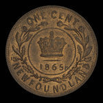 Canada, Victoria, 1 cent <br /> 1865