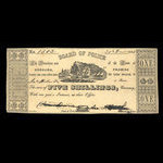 Canada, Cobourg Board of Police, 1 dollar <br /> 20 décembre 1848
