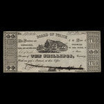 Canada, Cobourg Board of Police, 2 dollars <br /> 26 décembre 1848