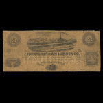 Canada, Hunterstown Lumber Co., 25 cents <br /> 1 mai 1865
