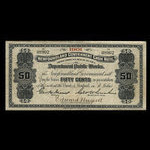 Canada, Terre-Neuve - Département des travaux publics, 50 cents <br /> 1901