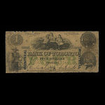 Canada, Bank of Toronto (The), 4 dollars <br /> 2 juillet 1859