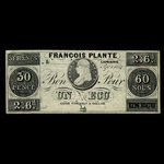 Canada, François Plante, 60 sous <br /> 1 septembre 1837