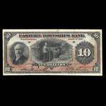 Canada, Eastern Townships Bank, 10 dollars <br /> 2 janvier 1906
