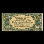 Canada, Western Express & Ticket Agency, aucune dénomination <br /> 1895