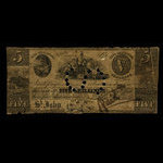 Canada, Ben Smith, 5 shillings <br /> 4 juin 1835