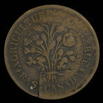Canada, inconnu, 1 sou <br /> 1838