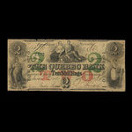Canada, Banque de Québec, 2 dollars <br /> 1 novembre 1865