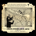 Canada, Longueuil Riverside Land Co. Limitée, aucune dénomination <br /> 1905