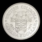 Canada, Élisabeth II, 1 dollar <br /> 1971