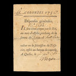 Canada, Administration coloniale française, 48 livres <br /> 1 janvier 1756