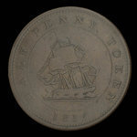 Canada, Richard Hurd, 1/2 penny <br /> 1814