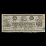 Canada, Bank of British North America, 4 dollars <br /> 1 décembre 1852