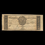Canada, W. & J. Bell, 30 pence <br /> 1 août 1838