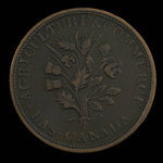 Canada, Dexter Chapin, 1 sou <br /> 1838