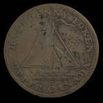 Canada, inconnu, 1/2 penny <br /> 1815