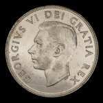 Canada, Georges VI, 1 dollar <br /> 1952