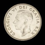 Canada, Georges VI, 25 cents <br /> 1950