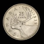 Canada, Georges VI, 25 cents : 1939