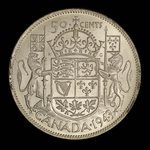 Canada, Georges VI, 50 cents <br /> 1943