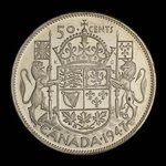 Canada, Georges VI, 50 cents <br /> 1947