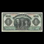 Canada, Dominion du Canada, 1 dollar <br /> 3 janvier 1911