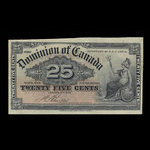 Canada, Dominion du Canada, 25 cents <br /> 2 janvier 1900