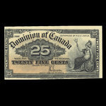 Canada, Dominion du Canada, 25 cents <br /> 2 janvier 1900