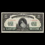 Canada, Dominion du Canada, 1 dollar <br /> 17 mars 1917