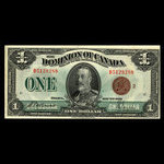 Canada, Dominion du Canada, 1 dollar <br /> 2 juillet 1923